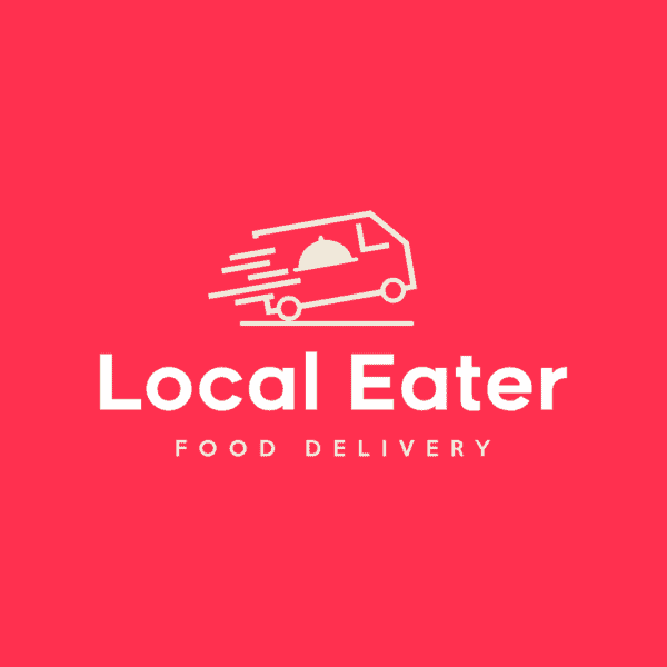 Food delivery logo example