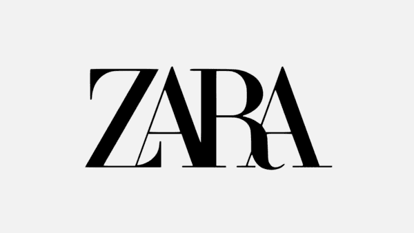 Zara uppercase logo